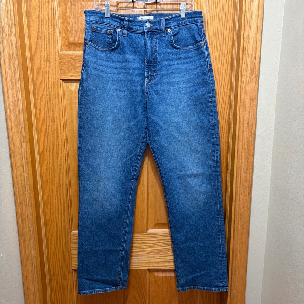 Madewell ‘90s Straight Women's High Rise Blue Jeans